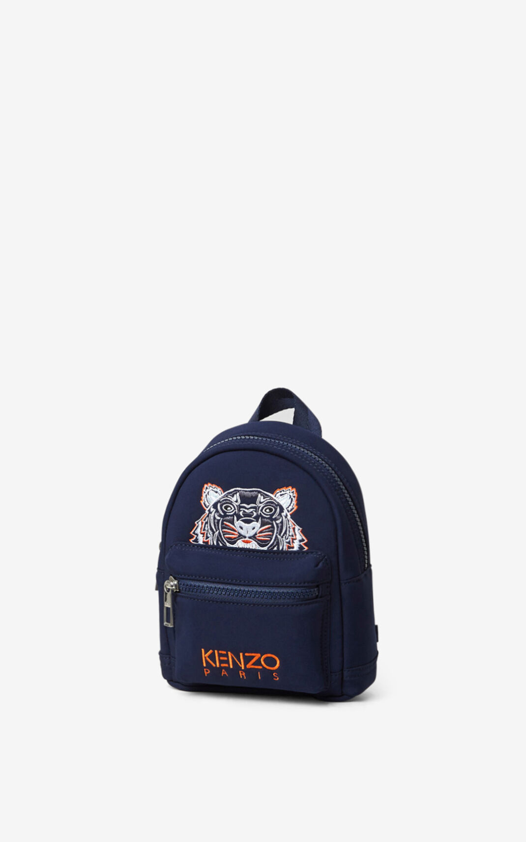 Kenzo Mini Neoprene Tiger Rygsæk Dame - Mørkeblå Blå DK-597604